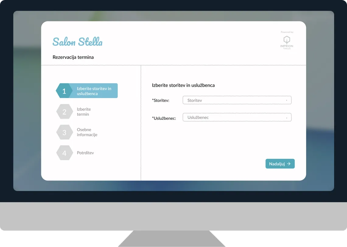 IMPRION Timelee interface