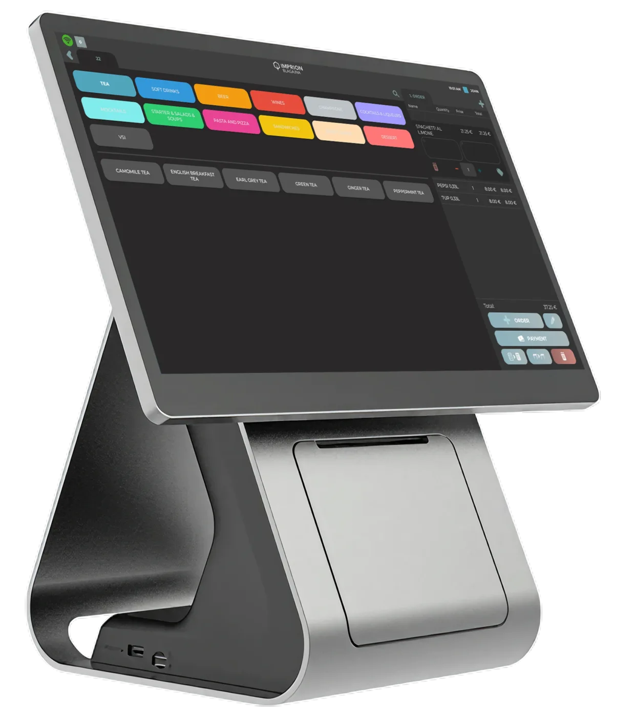 Imprion tax cash register POS device