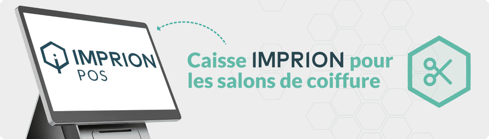 Caisse fiscale pour salon de coiffure : solution POS Imprion