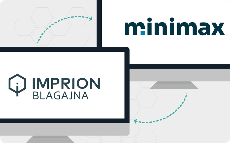 Minimax integracija v Imprion blagajno: povezava prodaje in računovodstva brez odvečnega dela Minimax integracija v Imprion blagajno: povezava prodaje in računovodstva brez odvečnega dela