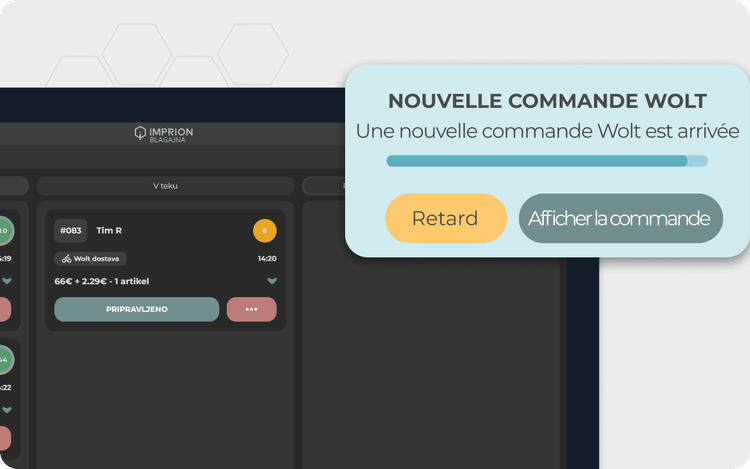 NOUVEAUTÉ : Wolt entièrement intégré à la caisse Imprion ! NOUVEAUTÉ : Wolt entièrement intégré à la caisse Imprion !