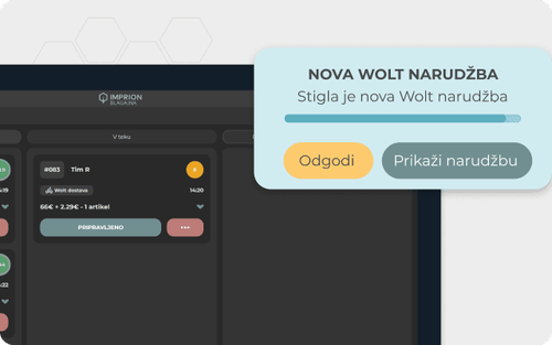 Wolt potpuno integriran u Imprion blagajnu – pojednostavite narudžbe i povećajte učinkovitost Wolt potpuno integriran u Imprion blagajnu – pojednostavite narudžbe i povećajte učinkovitost